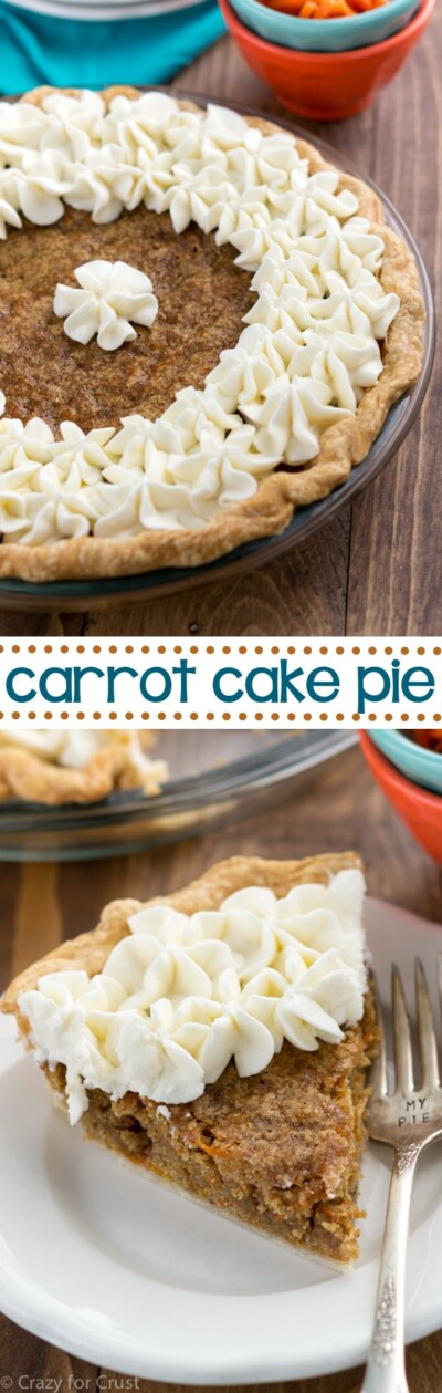 Carrot Cake Pie Crazy For Crust