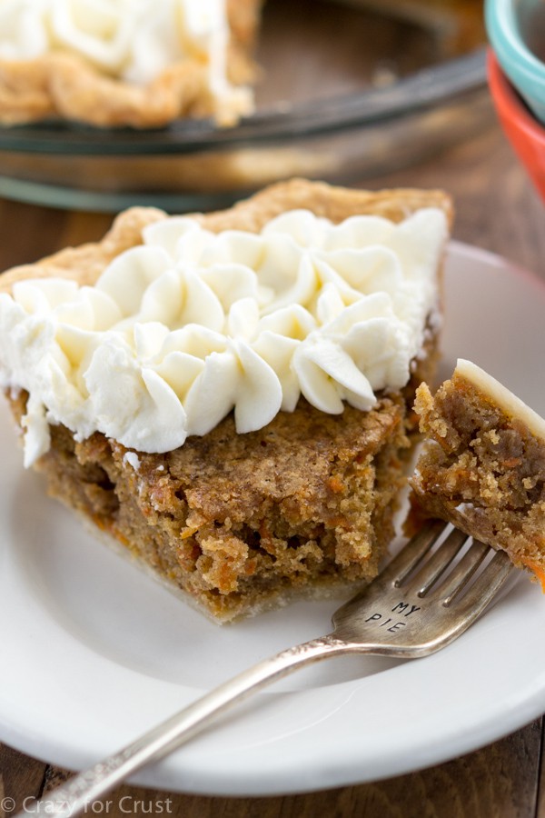 Carrot Cake Pie Crazy For Crust