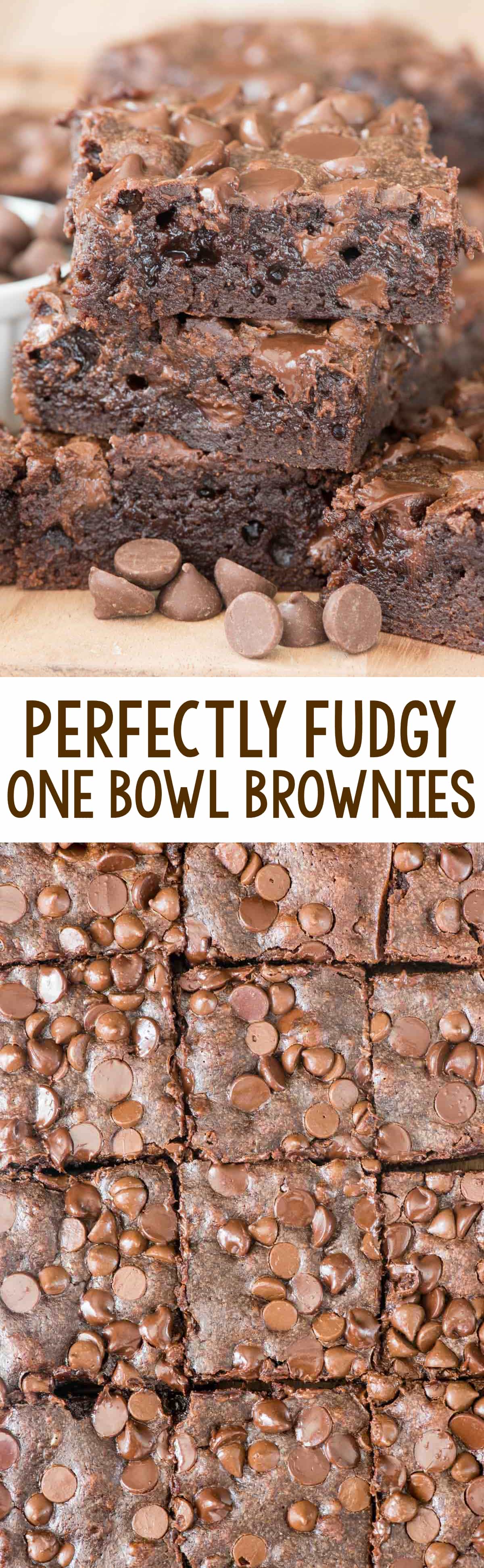 PERFECTLY Fudgy One Bowl Brownies - Crazy For Crust