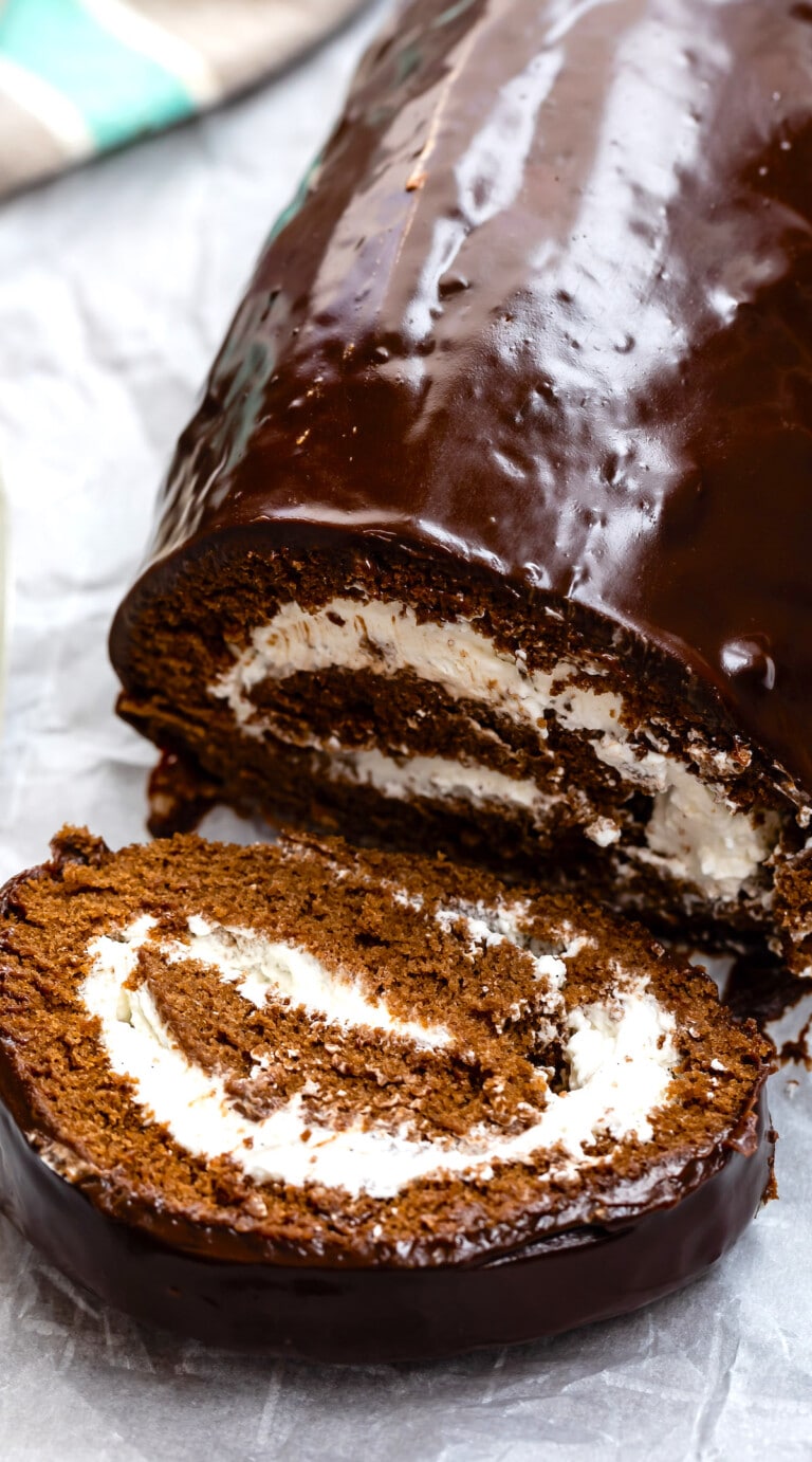 Swiss Chocolate Cake Roll Recipe Crazy For Crust