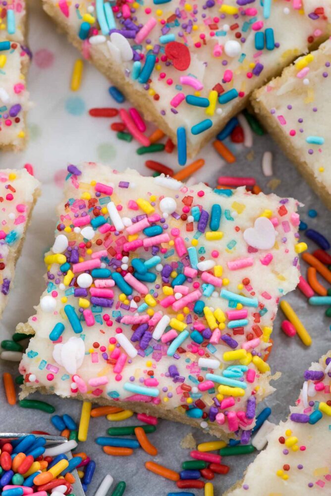 BEST Sugar Cookie Bars - Crazy for Crust