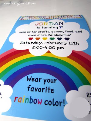 rainbow party game ideas