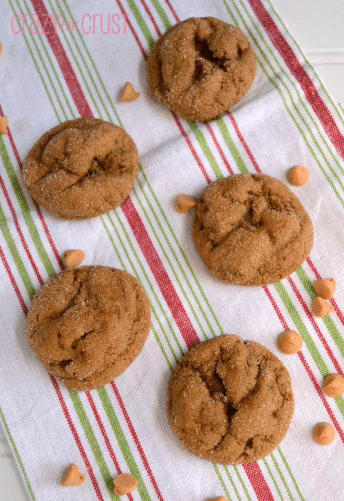 Butterscotch Molasses Pudding Cookies - Crazy for Crust