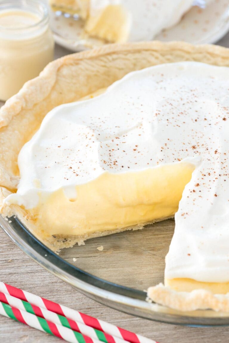 Eggnog Pie Crazy For Crust 