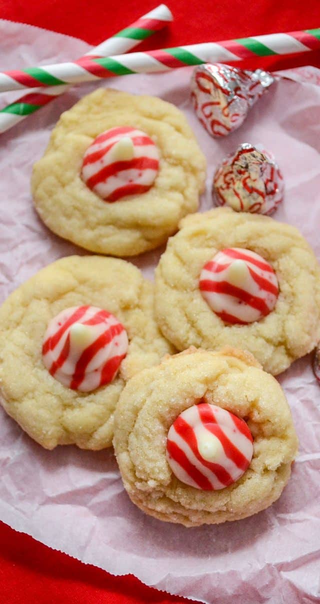 Triple White Chocolate Peppermint Blossoms - Crazy for Crust