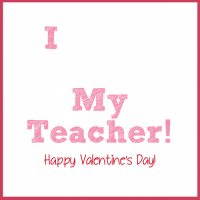 I Heart My Teacher Valentine Printable - Crazy for Crust