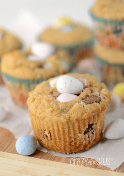 Peanut Butter Cadbury Mini Egg Muffins Crazy For Crust 7564