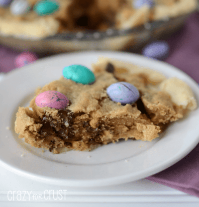 Peanut Butter Cookie Pie - Crazy for Crust