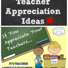 Teacher Appreciation Ideas (Free Printables) - Crazy for Crust