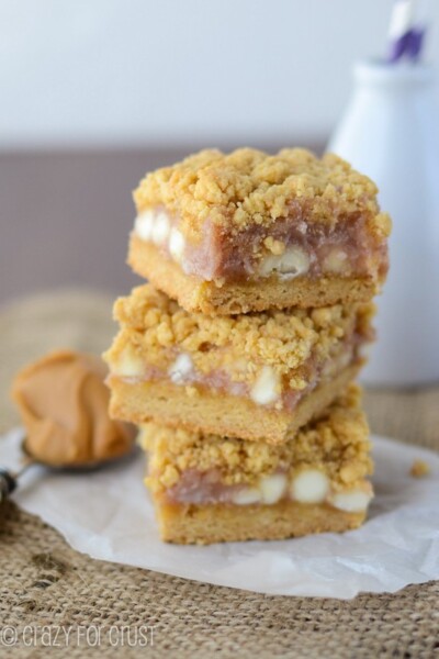 Peanut Butter And Jelly Gooey Bars Crazy For Crust 5412