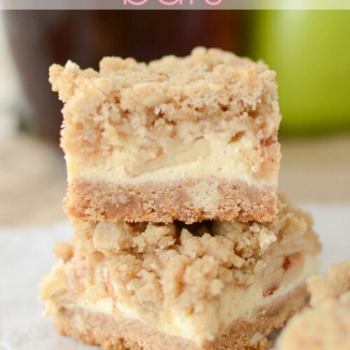 Apple Cheesecake Bars - Crazy for Crust