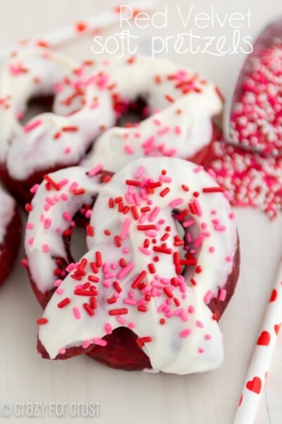 Red Velvet Soft Pretzels - Crazy For Crust