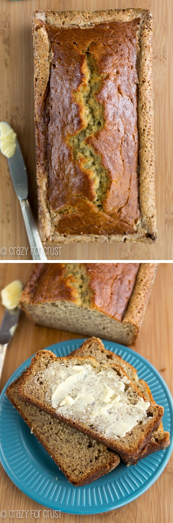 Mom's Banana Bread - Crazy For Crust