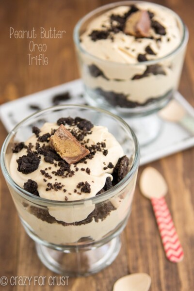 Peanut Butter Oreo Trifle - Crazy for Crust