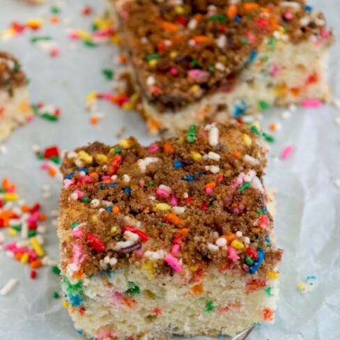 Funfetti Coffee Cake - Crazy for Crust