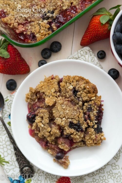 Blueberry Baked Oatmeal - Crazy for Crust