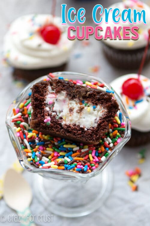 Ice Cream Cupcakes - Crazy for Crust