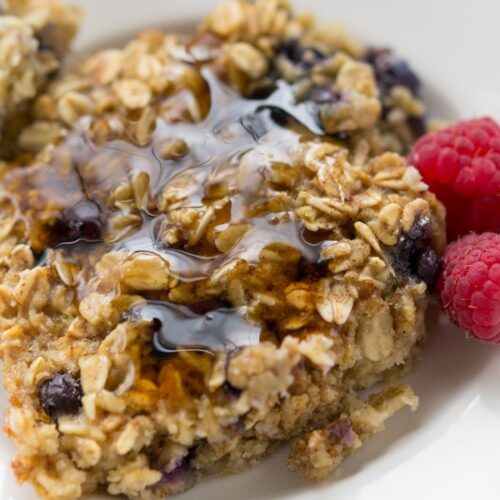 Blueberry Baked Oatmeal Crazy For Crust