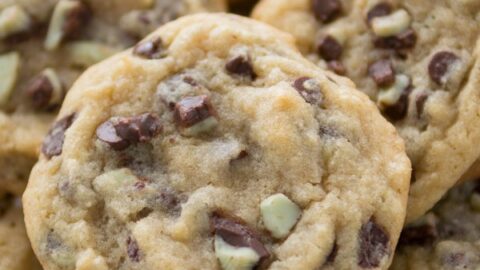 Mint Chip Chocolate Chip Cookies Crazy For Crust