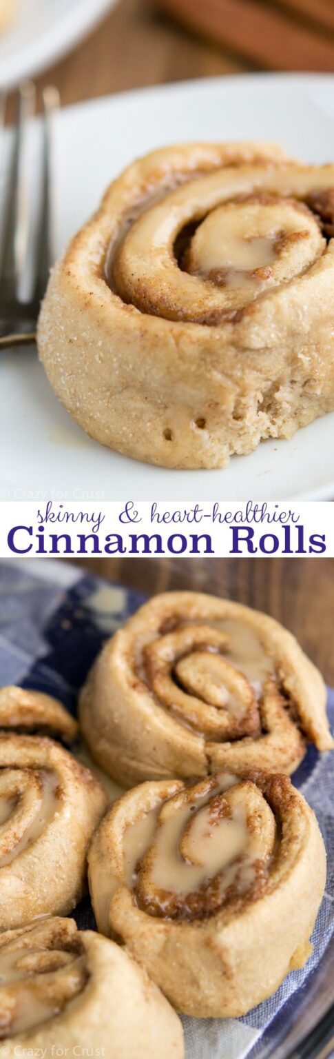 Healthier Cinnamon Rolls - Crazy for Crust