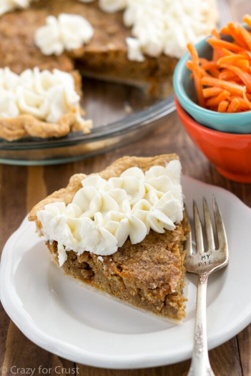 Carrot Cake Pie - Crazy for Crust