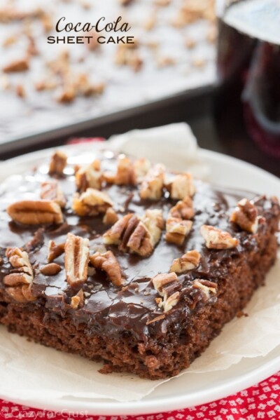 Coca-Cola Sheet Cake - Crazy for Crust