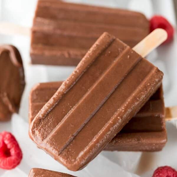 2 ingredient Fudge Pops - Crazy for Crust