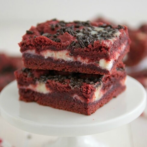 Oreo Red Velvet Cookie Bars - Crazy for Crust