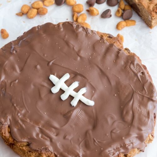 Surprise piñata football cake recipe