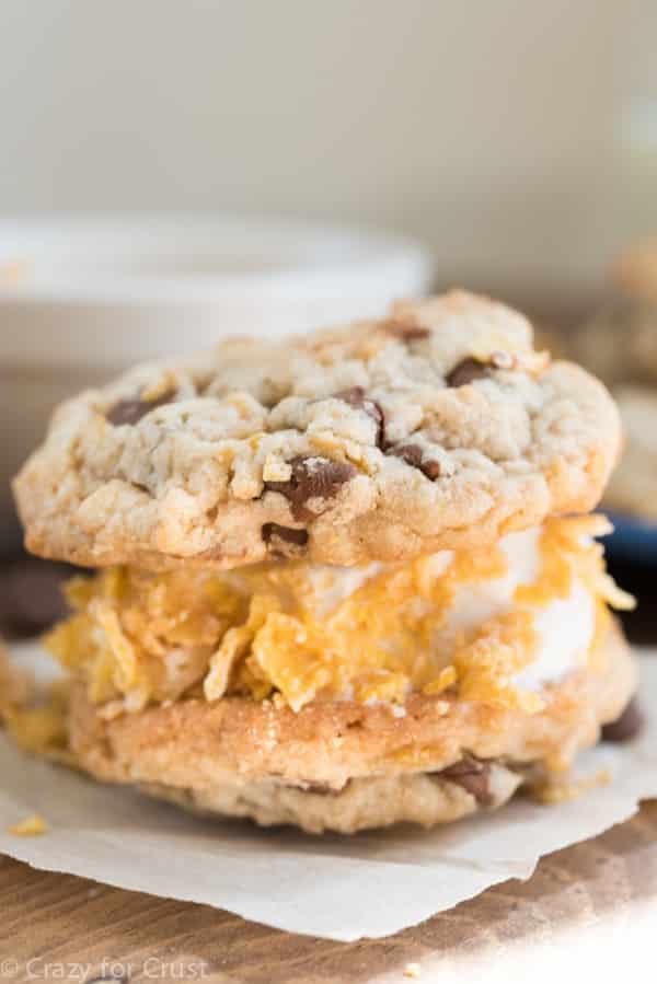 Frosted Flakes Cookies - Crazy for Crust