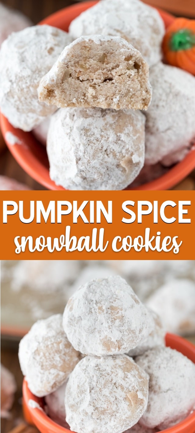 Pumpkin Spice Snowballs - Crazy for Crust