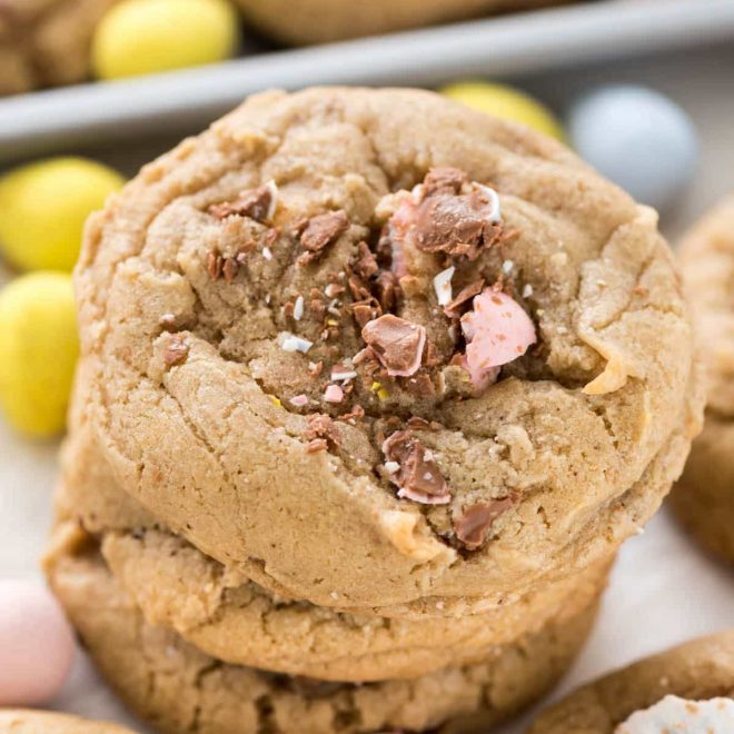 Cadbury Mini Egg Cookies Crazy For Crust 1298