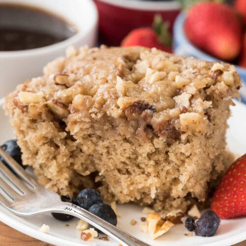 Slow Cooker Coffee Cake - Crazy For Crust
