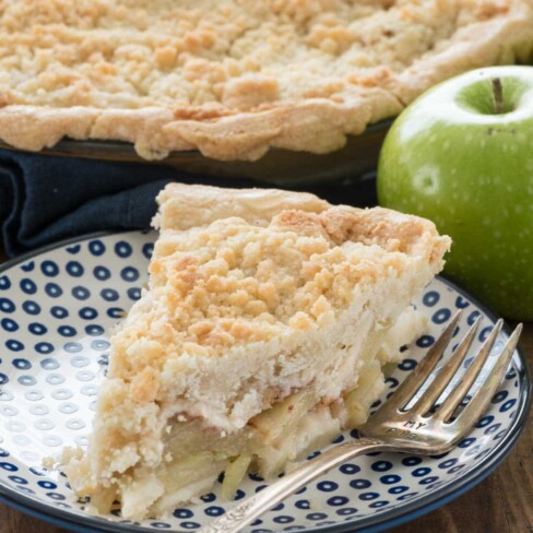 Apple Pie with Crumb Topping Recipe - Crazy for Crust