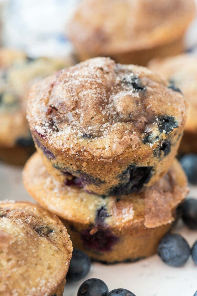 Banana Blueberry Muffins - Crazy for Crust