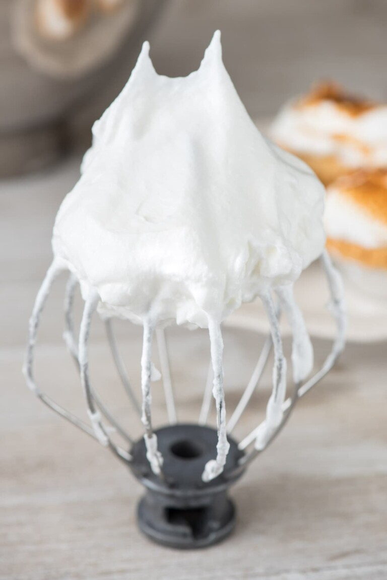 Easy Marshmallow Meringue Frosting - Crazy for Crust