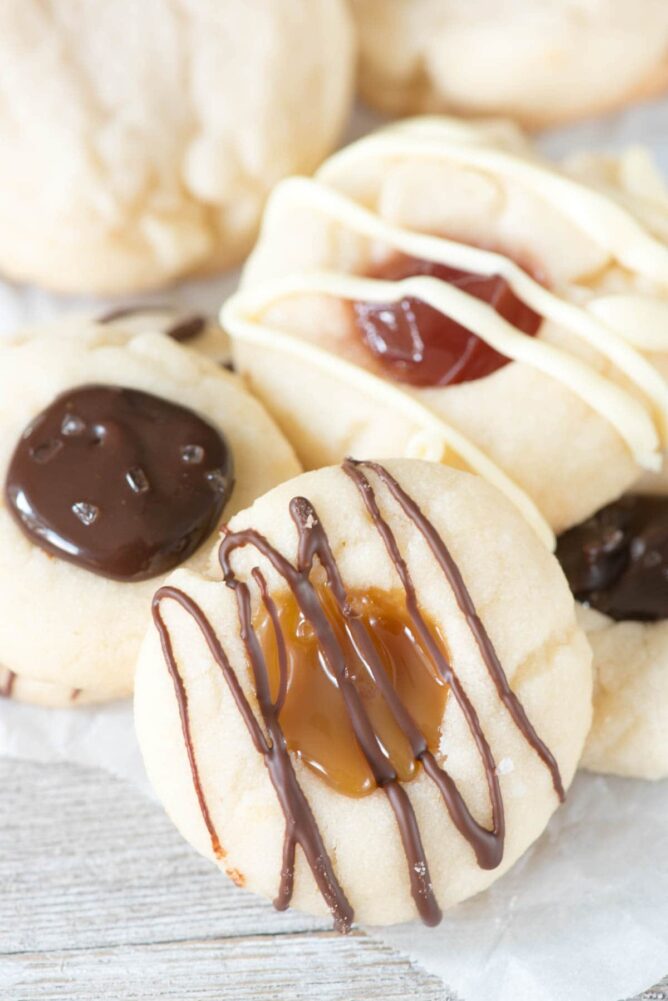 Soft Chewy Shortbread Cookies 1 Dough 4 Ways Crazy For Crust