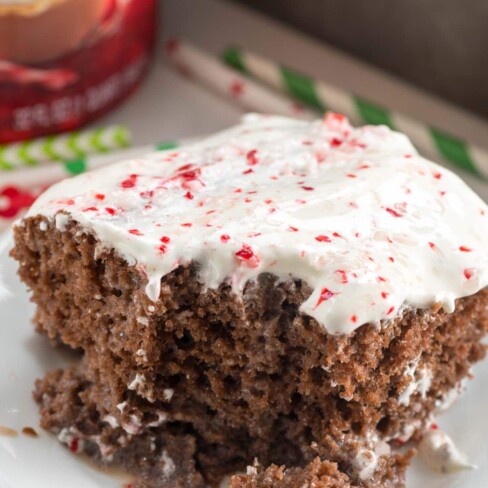 Peppermint Mocha Tres Leches Cake - Crazy for Crust