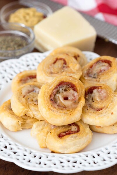 Easy Cheesy Pepperoni Pinwheels Crazy For Crust