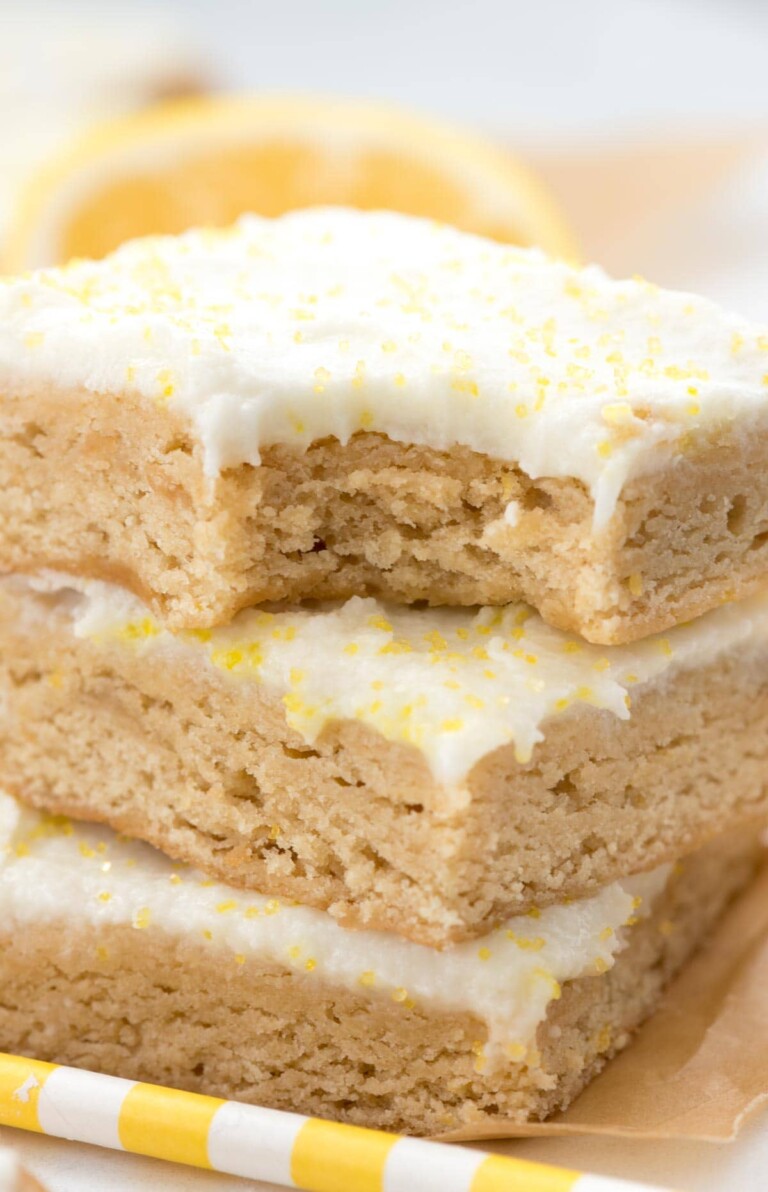 Lemon Blondies - Crazy for Crust