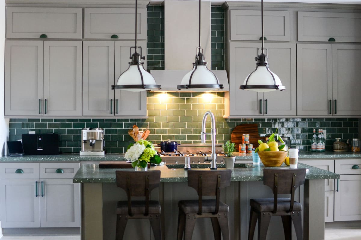 7 Decorating Tips for a Green Kitchen - Crazy for Crust