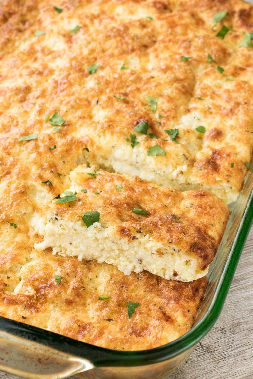 Easy Cheesy Egg Casserole - Crazy for Crust