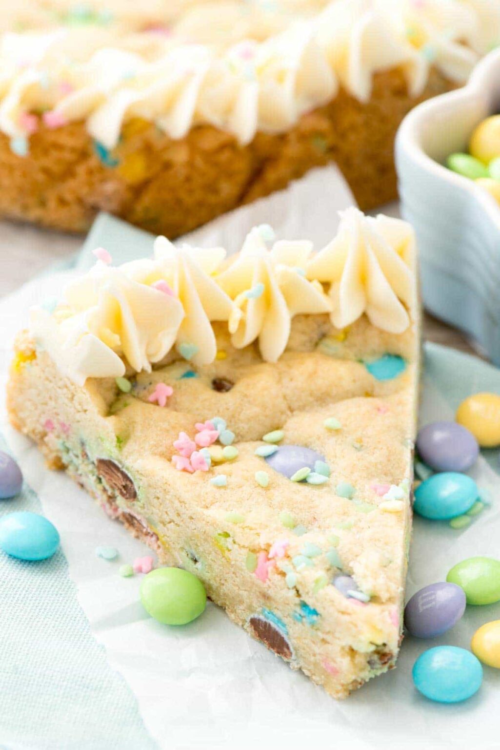 Easter Sugar Cookie Cake - Crazy For Crust