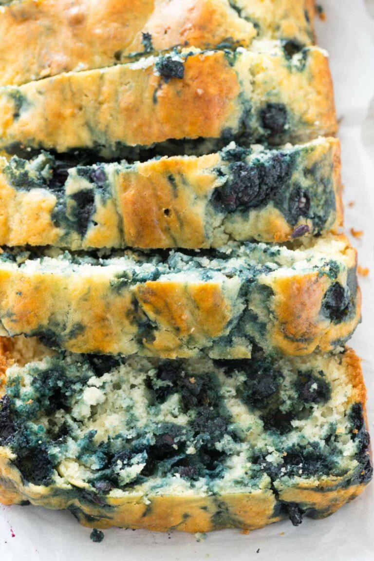 Blueberry Quick Bread - Crazy for Crust