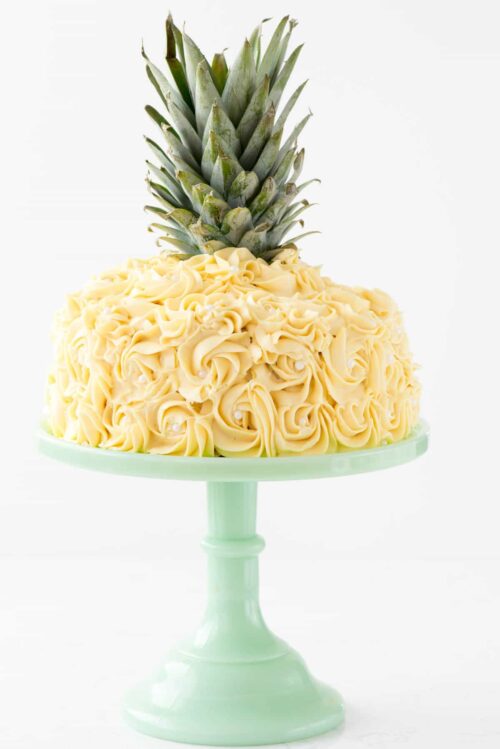 Pineapple Cake Decorating Tutorial - Crazy for Crust