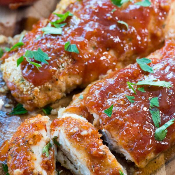 Easy Oven Baked BBQ Chicken - Crazy for Crust