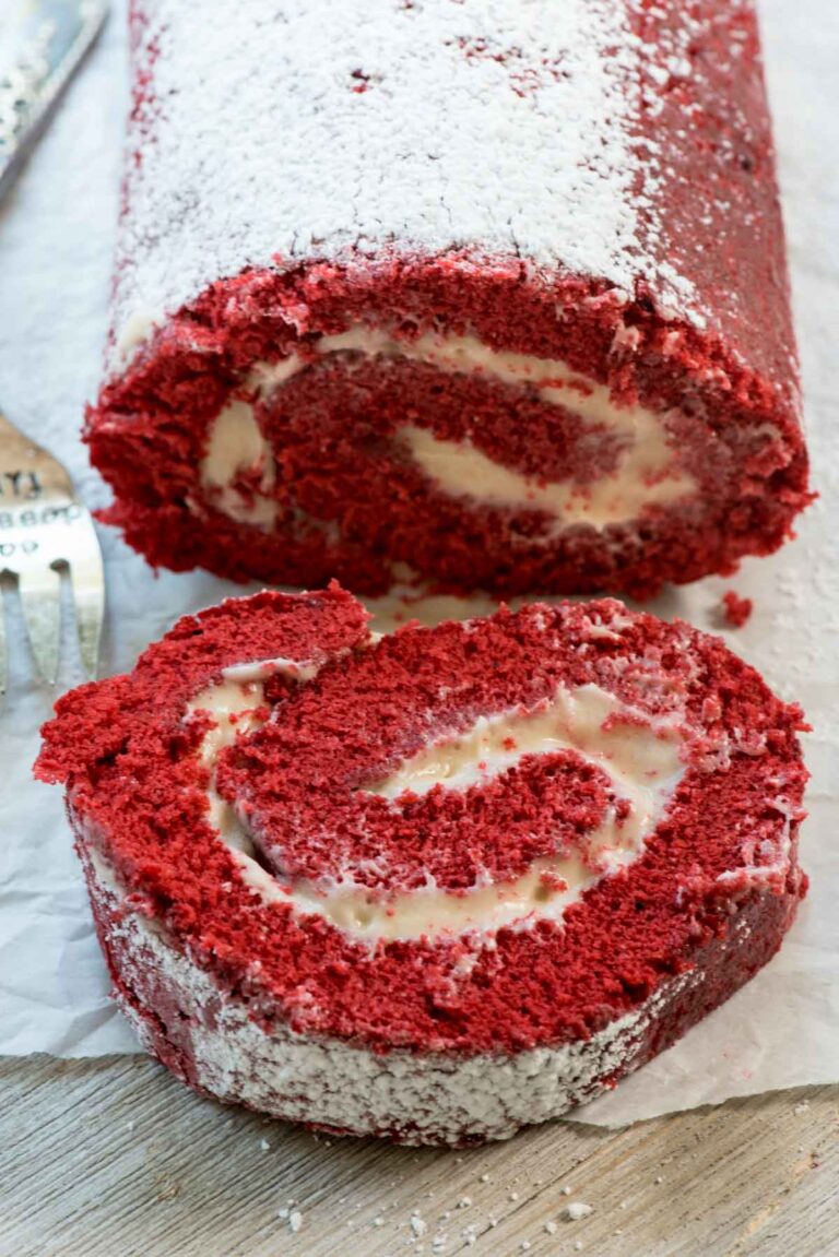 Red Velvet Cake Roll Crazy For Crust