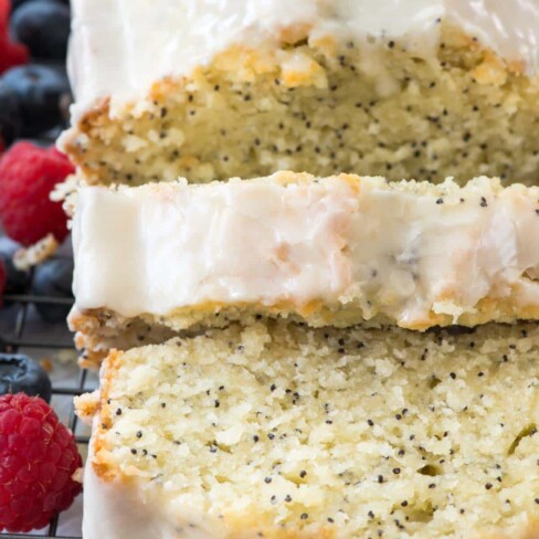 Almond Poppyseed Loaf Cake - Crazy for Crust