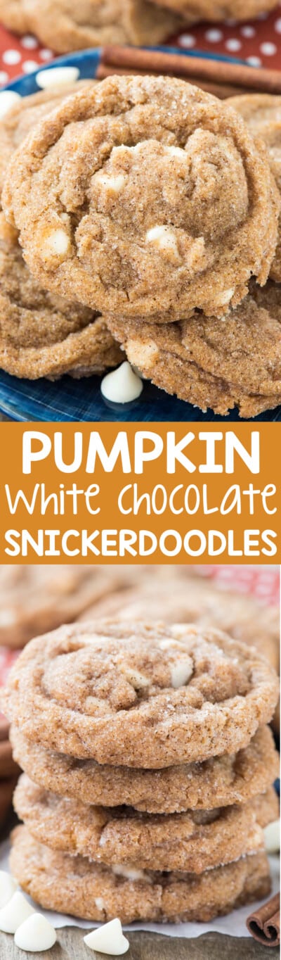 Pumpkin White Chocolate Snickerdoodles Crazy For Crust 6937