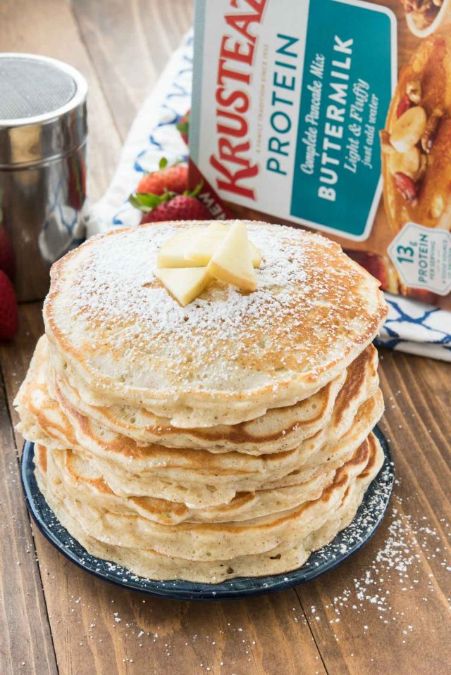 Apple Fritter Pancakes Crazy for Crust